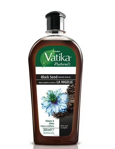 DABUR VATIKA Hair Oil Black Seed Enriched (300 mL) Sareya Beauty Supply Store in Calgary Alberta Canada